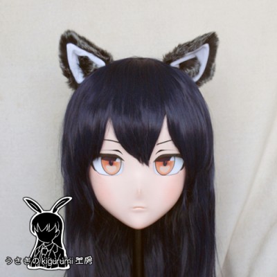 (KM9162)Quality Handmade Female/Girl Resin 3/4 Head Japanese Cartoon Character Texas Cosplay Kigurumi Mask Crossdresser